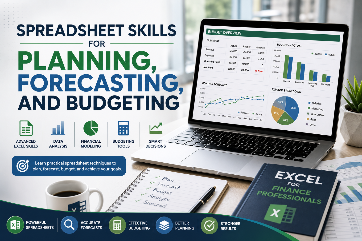 Spreadsheet Skills for Planning, Forecasting, and Budgeting