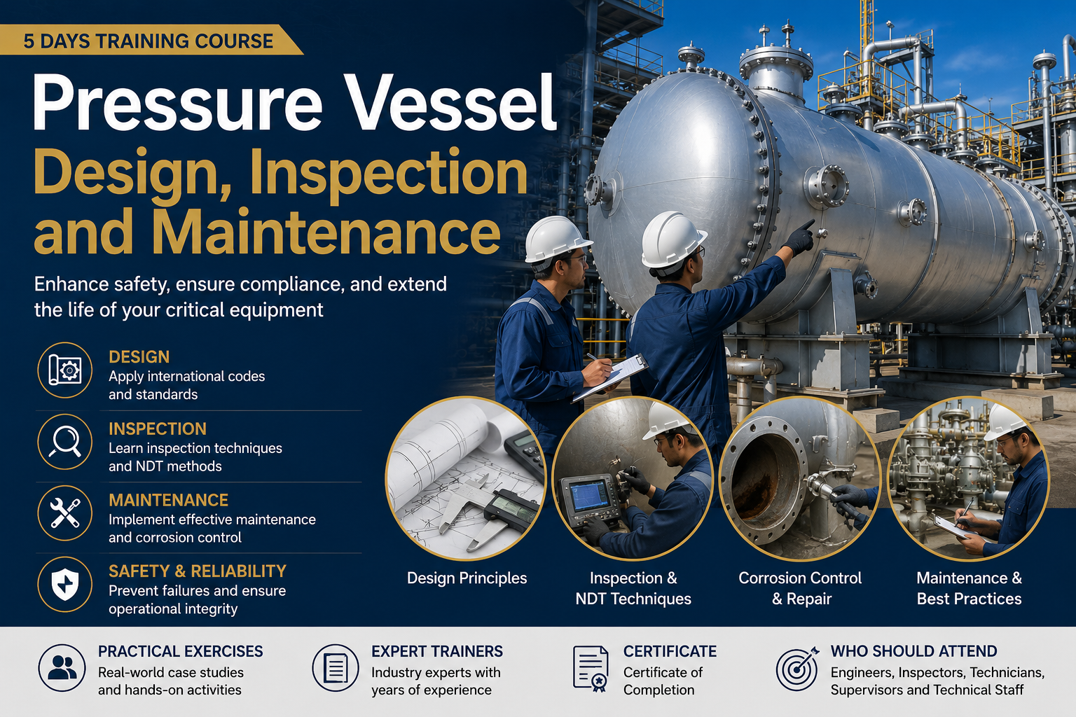 Pressure Vessel Design, Inspection and Maintenance